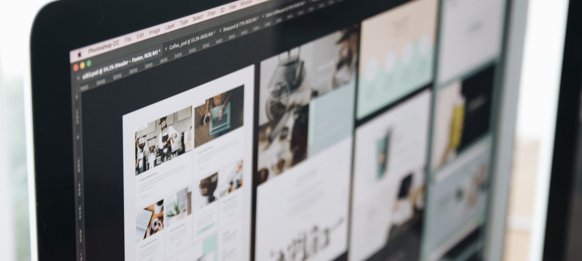 Web design workspace